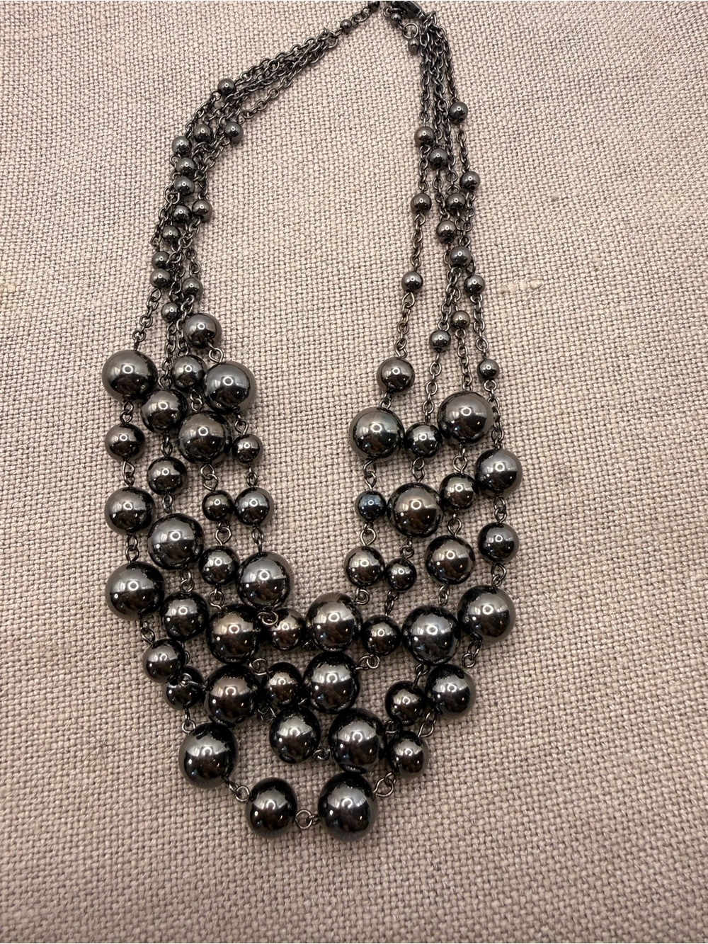 Multi-Strand Bead Statement Necklace - Women Jewelry